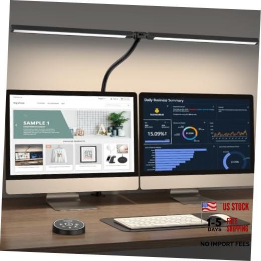Led Desk Lamp for Office Home – Eye Caring Architect lamp with Black