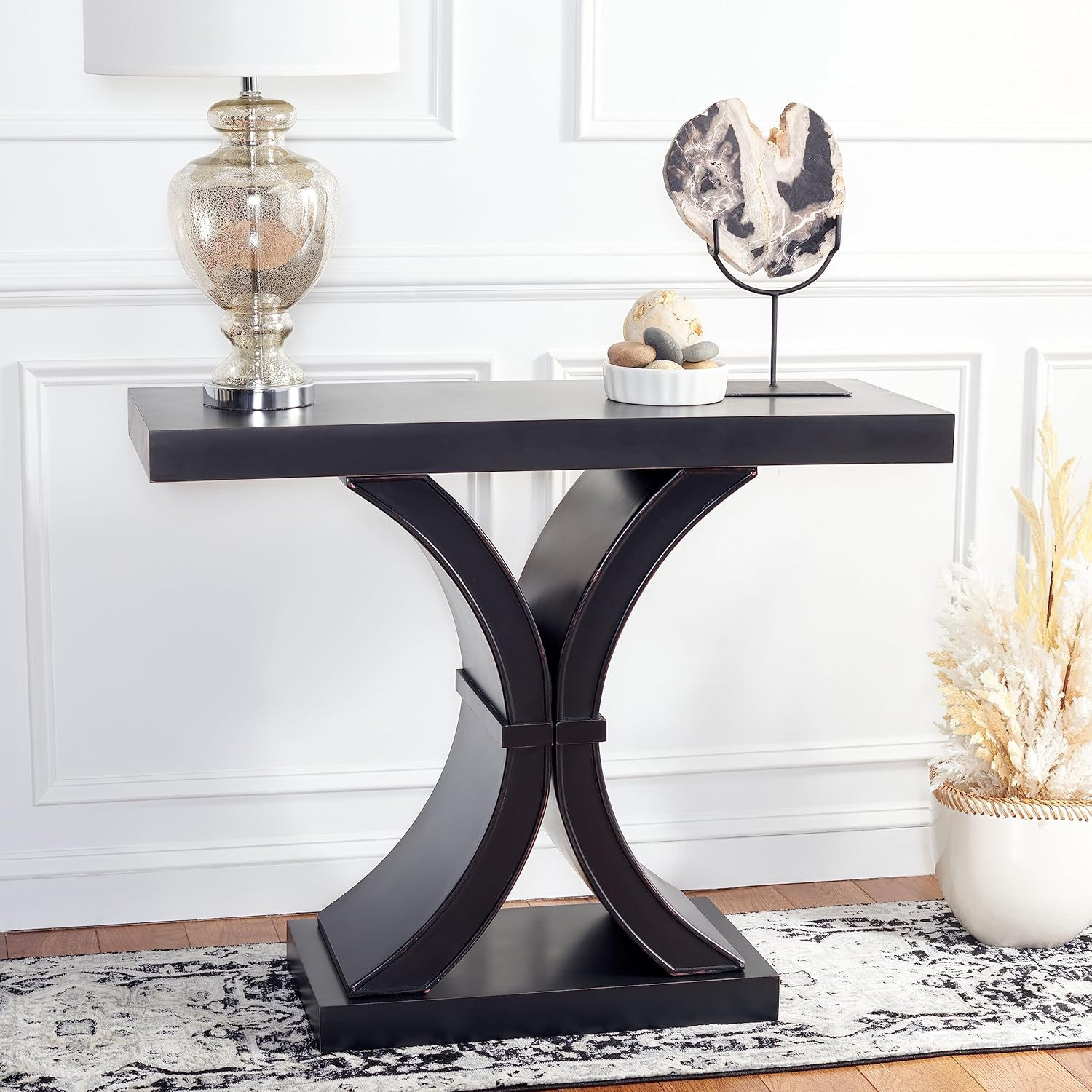 Chic Black Console Table – AMH1509 for Contemporary Home Decor