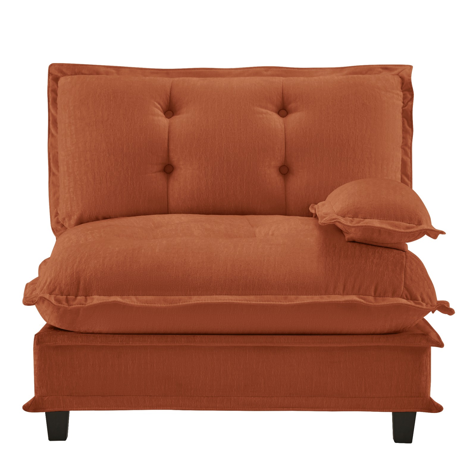 Modular Sofa Chenille Light Brown 38.58″L x 33.86″W x 35.43″H