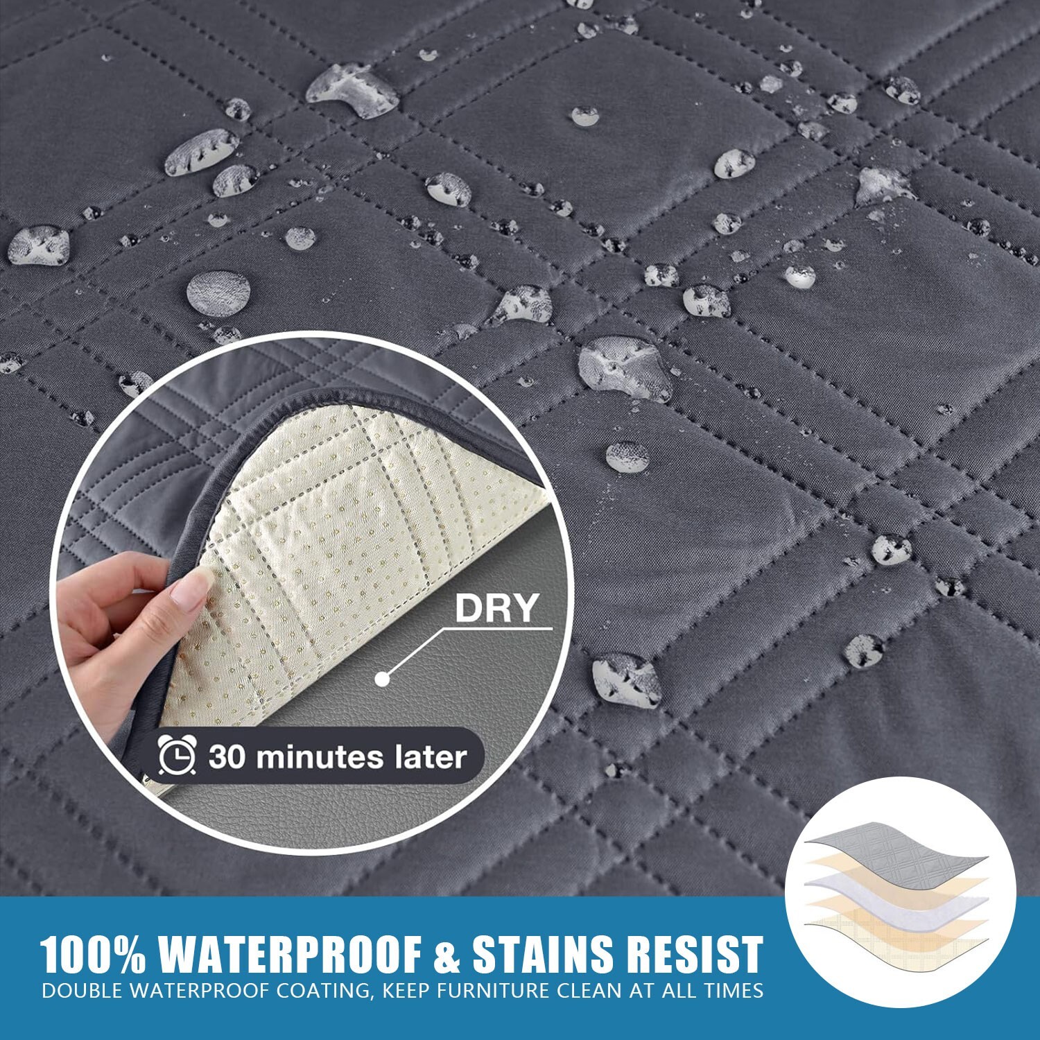 100% waterproof non-slip recliner cover Warm pet protection household items