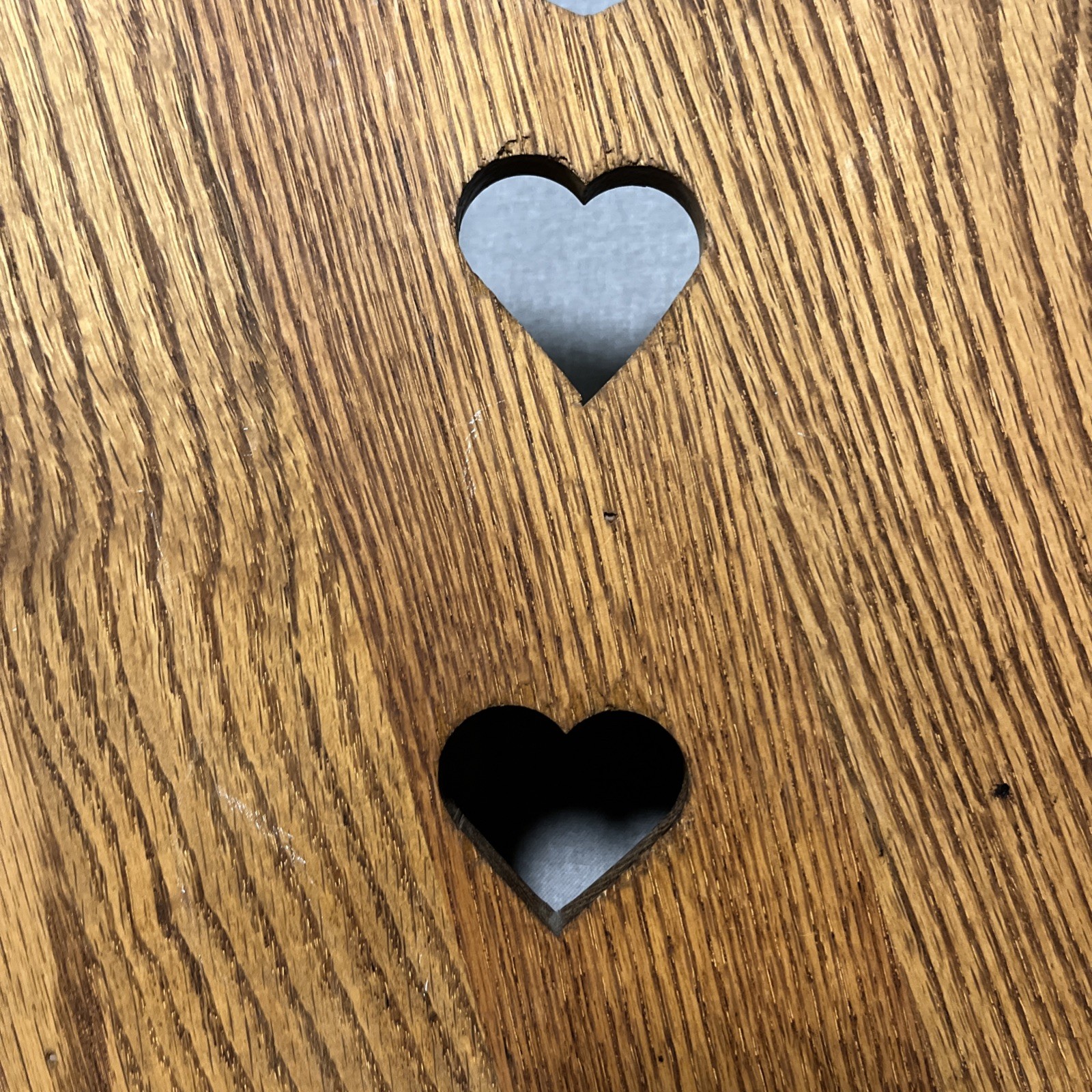 Heart Shaped Wooden Wall Shelf Rustic Cottage Farmhouse Decor 2 Pegs 16 X 11 In
