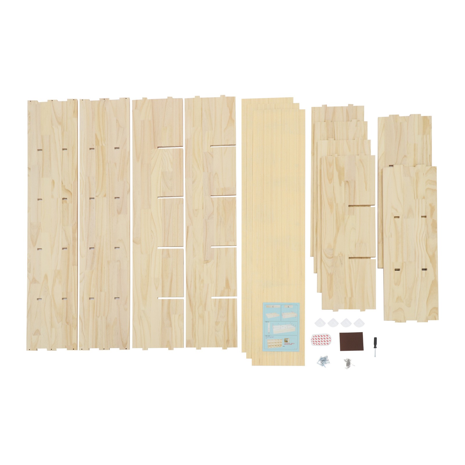 Modern 15-Cubby Wooden Bookshelf 90cm Wide Display Cabinet for Living Room