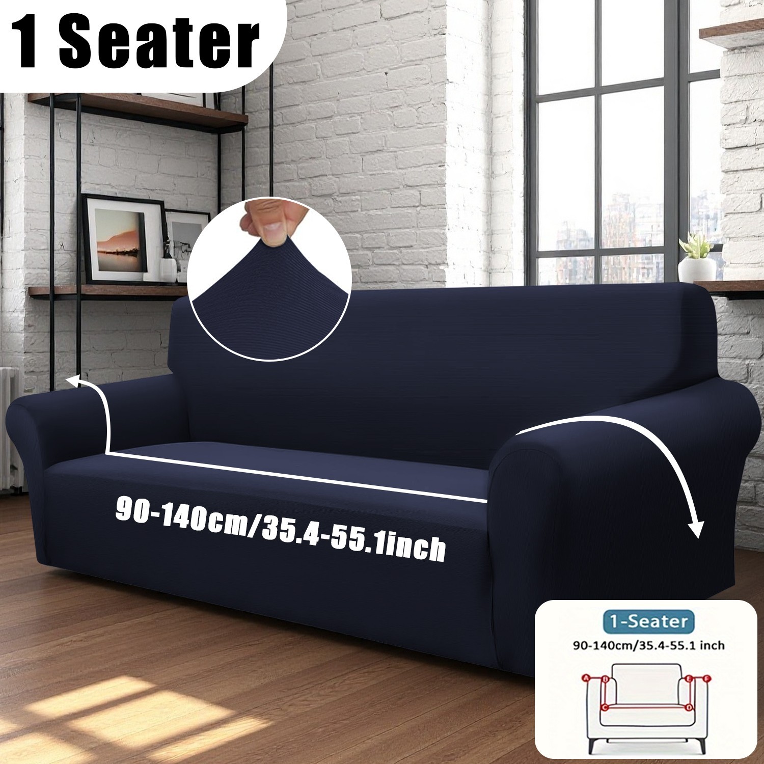 Milk silk elastic armrests fully wrapped sofa covers, furniture protection decor