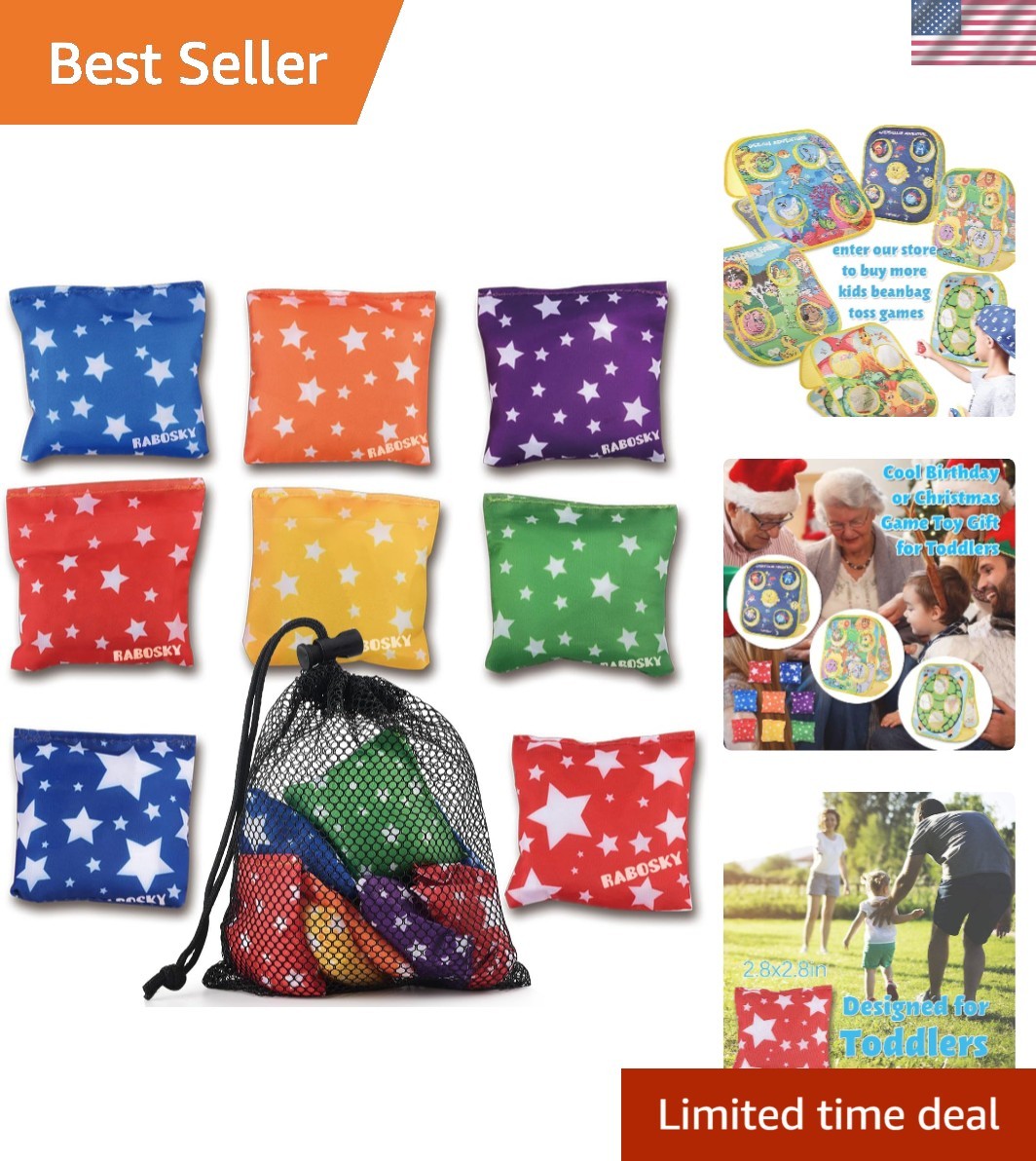 Portable Star-Shaped Beanbags for Kids—Ideal for Indoor/Outdoor Fun Activities