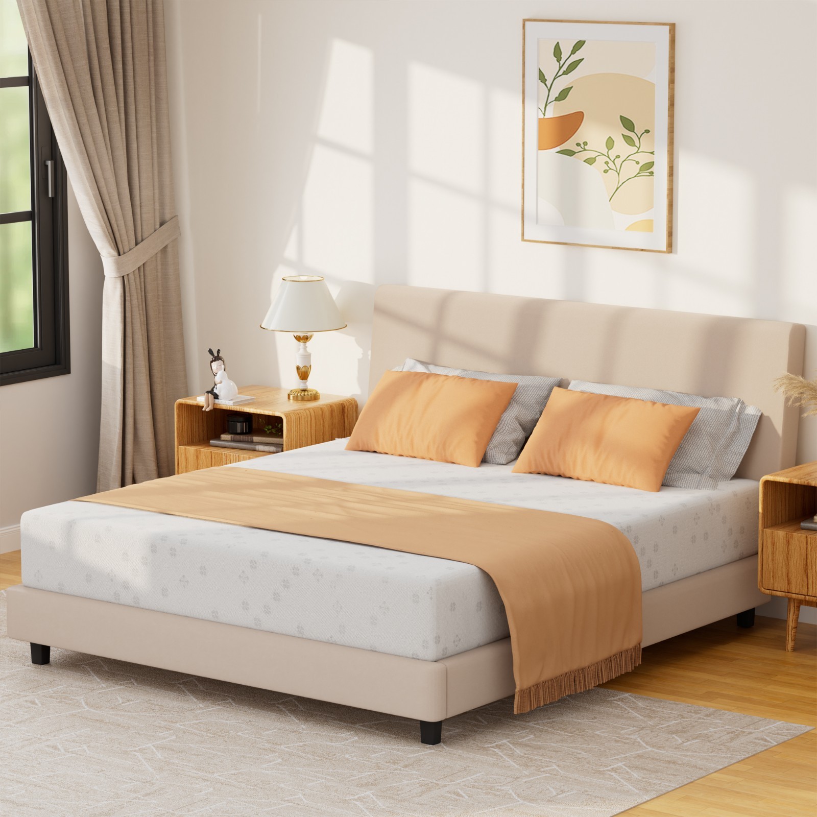 8/10/12 Inch Gel Infused Memory Foam Twin Full Queen King Size Mattress in a Box