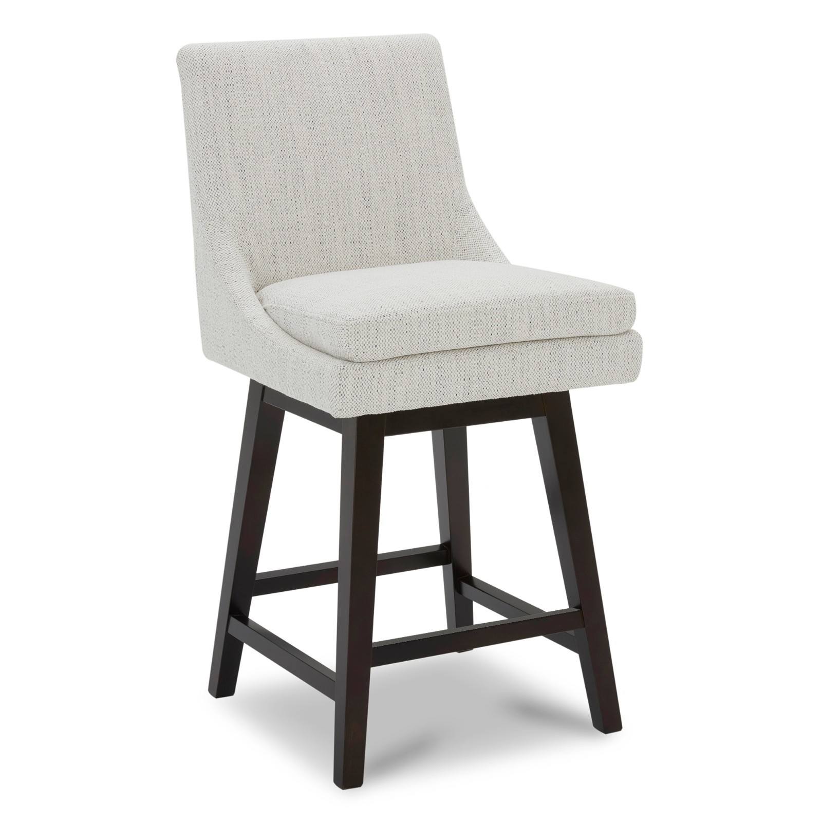 CHITA Bar Stools,Counter Height Swivel Barstools (Set of 1 or 2), FSC Certified