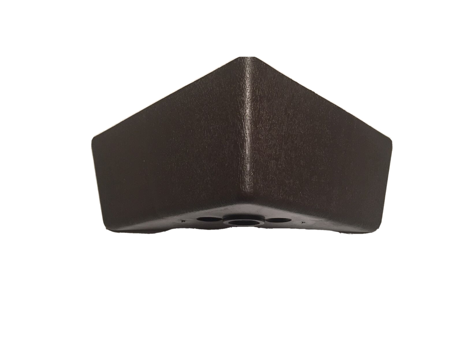 Triangle Corner Brown Plastic Legs TR663NB – Sofa Loveseat Chair Ottoman 4 legs