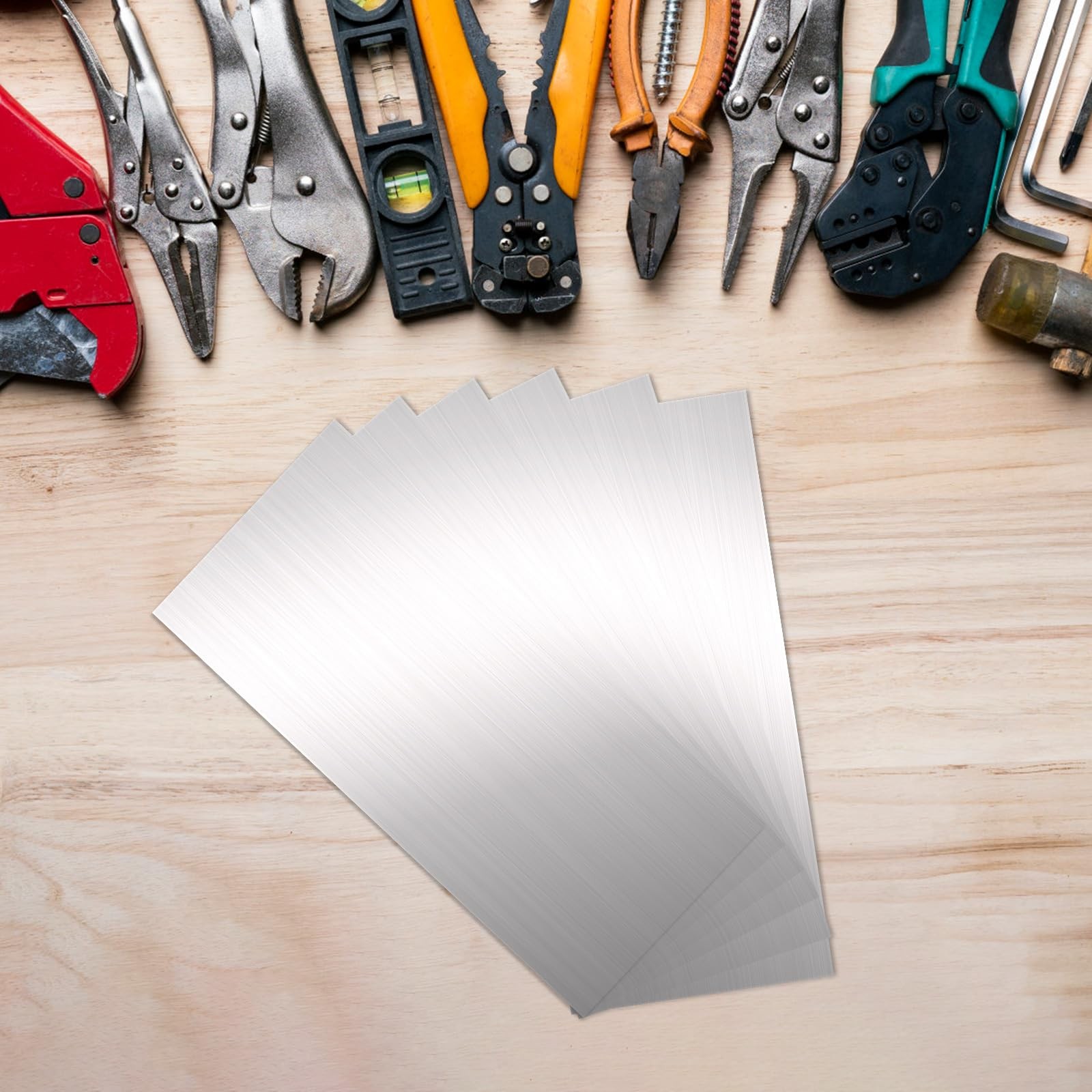 12 PCS Stainless Steel Shim Stock Kit, 2½” x 6″, Precision Metal Shims for Le…