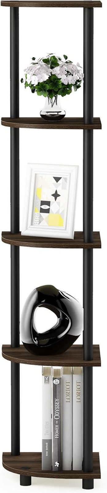5-Tier Corner Shelf Set of 2 – Stylish Open Storage for Home & Office