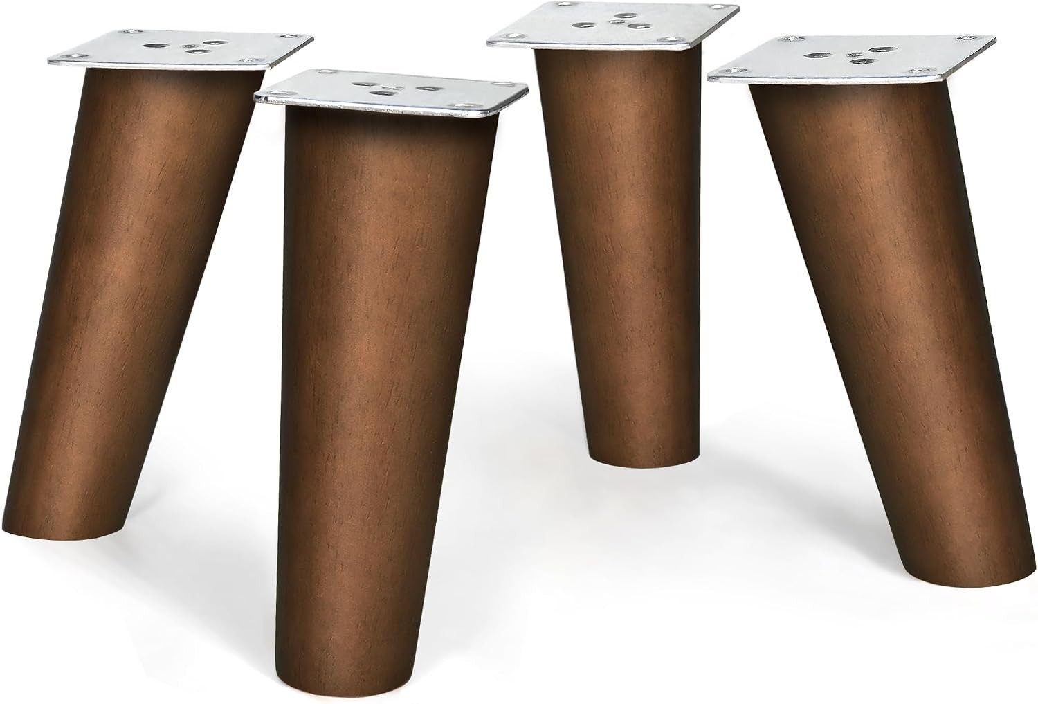 Wood Furniture Legs 6 inch Angled Couch Legs Slanted Sofa Replacement Legs for D