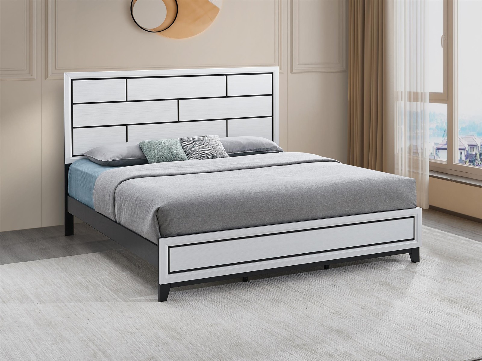 Glory Furniture Glasgow G04390A-KB King Bed White