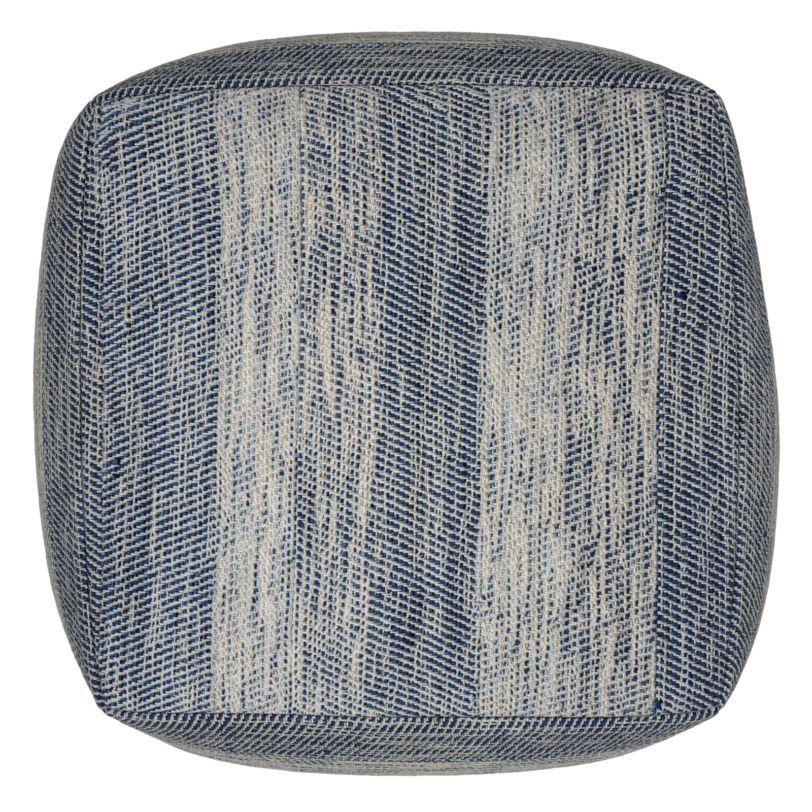 Simplihome Clay – 18 Inch Wide Upholstered Cotton Ottoman In Patterened