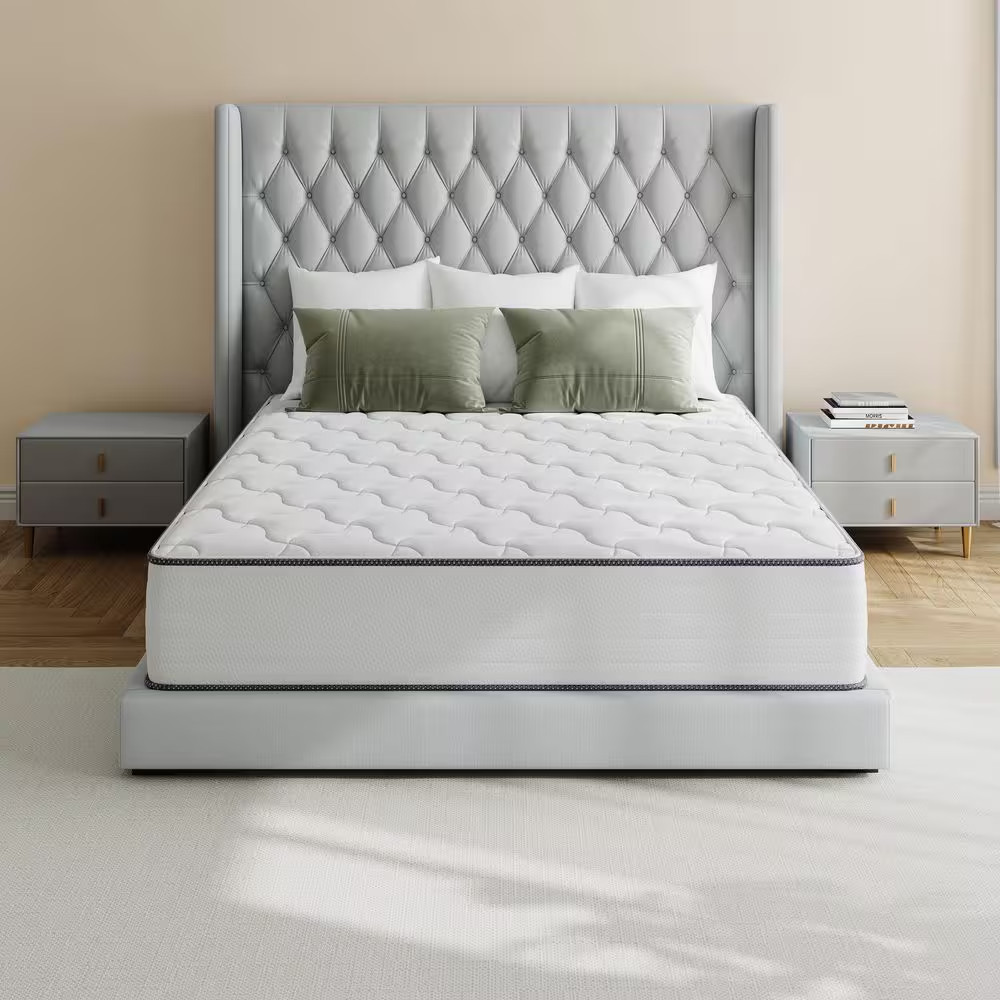 Full Medium Plush Hybrid Memory Foam 8 In. Individual Pocket Spring Breathable a