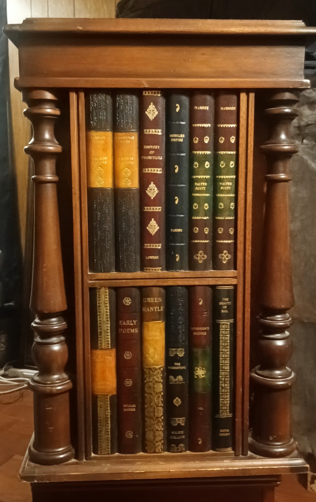 Drexel Furniture Bookcase Brown 2-Shelf Freestanding Open Face(Mahogany Wood)