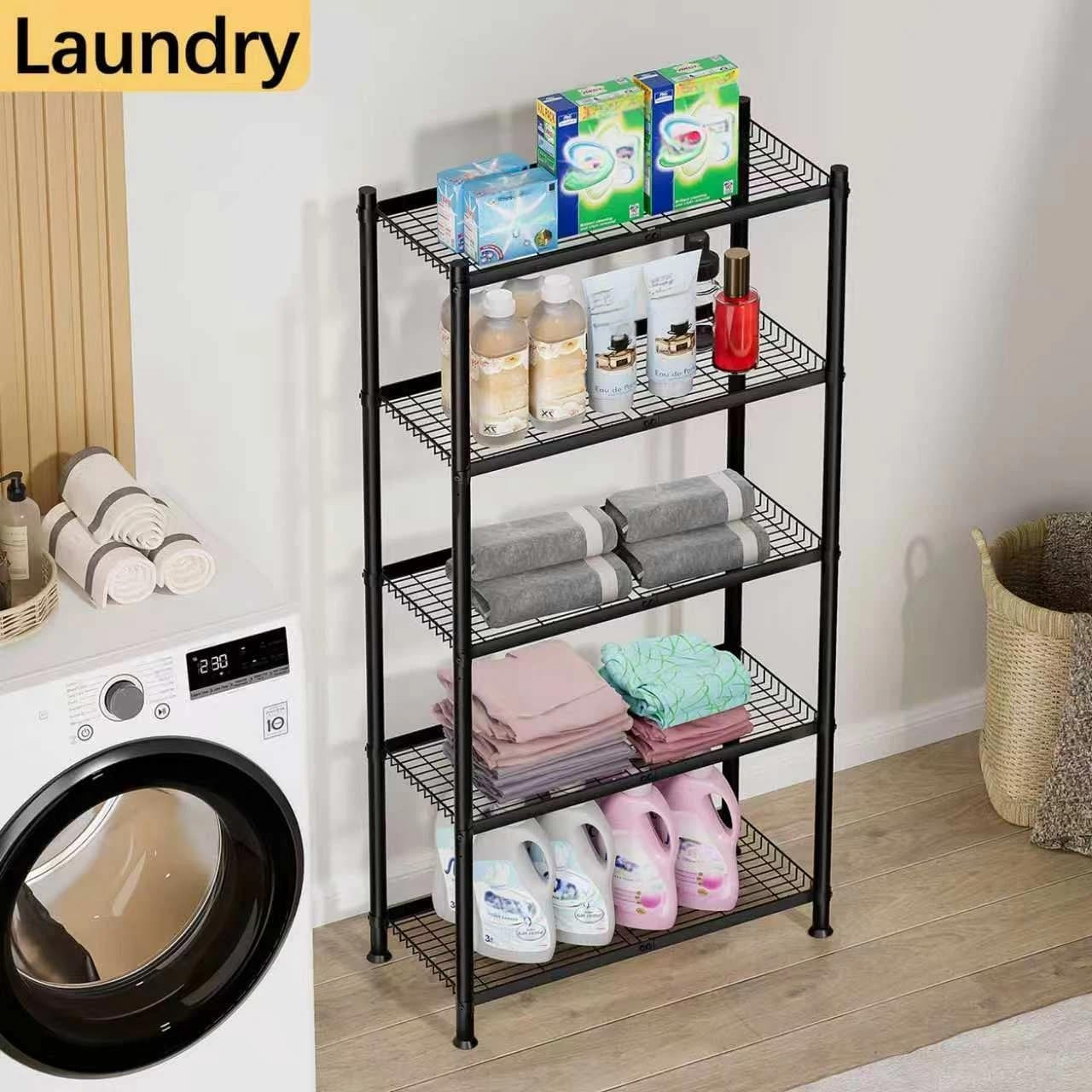 5 Tier Wire Shelving,Metal Shelves (32.0″ W X 12.0″ D X 63″ H) | Carbon Steel Ma
