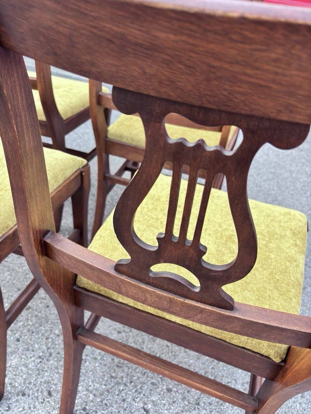 solid Mahogany _4 Duncan Phyfe Style ChairsTell City Chair Co