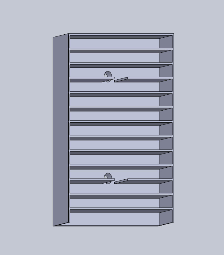 3D Printed CD Rack Vertical Storage Organizer (multiple color and size options)