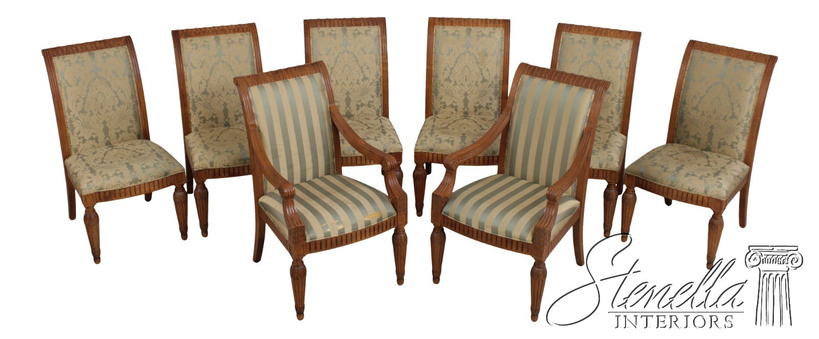 L74266: Set of 8 CENTURY French Louis XVI Dining Chairs