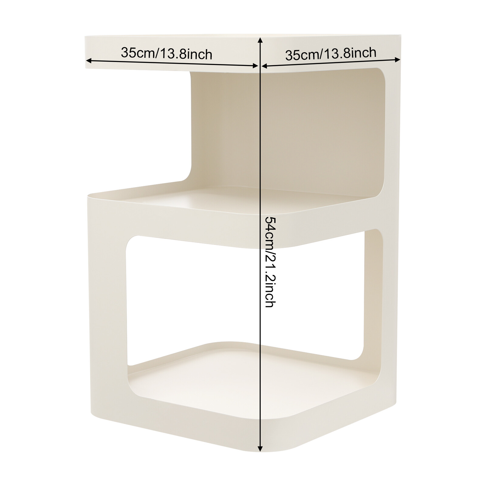 Small Nightstand Modern Side Table Bedside Cabinet For Couch Bedroom Living Room