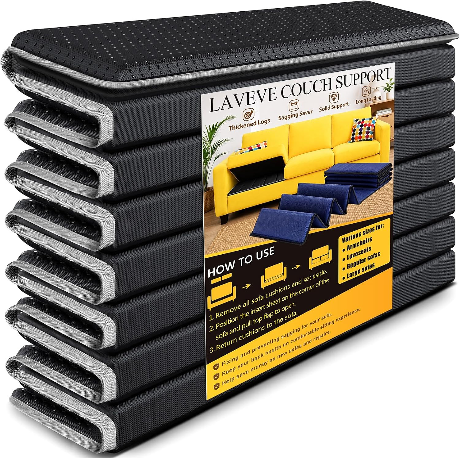 Heavy Duty Couch Cushion Support Board for Sagging Sofa, 30”X81” Extra Thick S