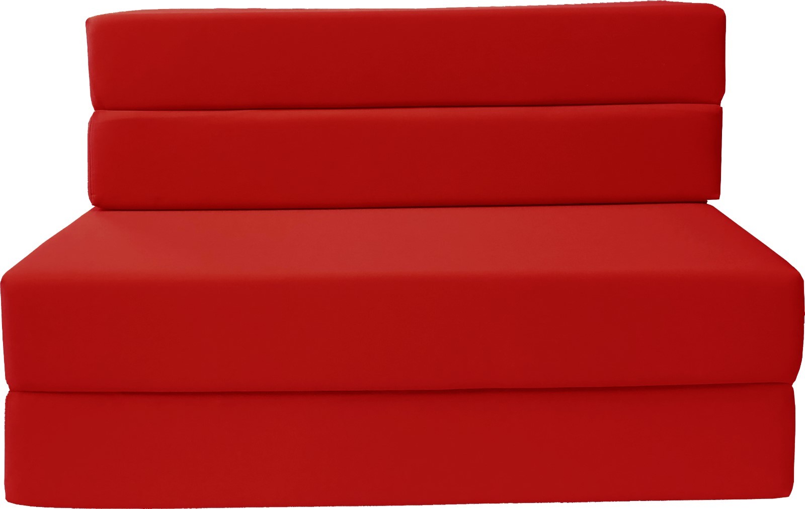 Full Size Folding Foam Mattress, Sofa Chair Bed, RV Mattresses 6x54x75, Red