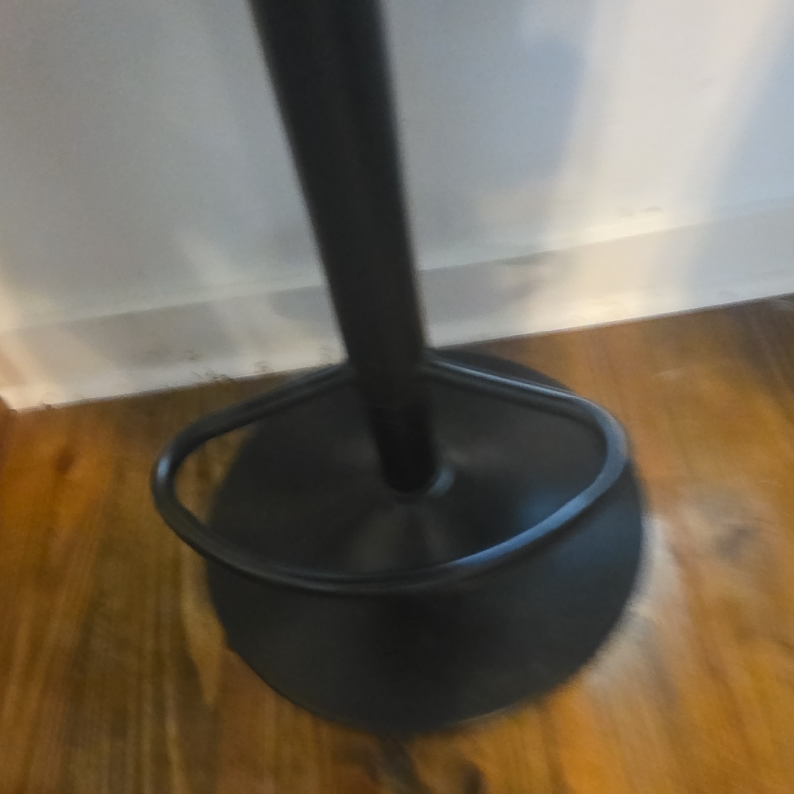 Set of 2 Black Adjustable Swivel Barstools for Adults, Indoor Solid