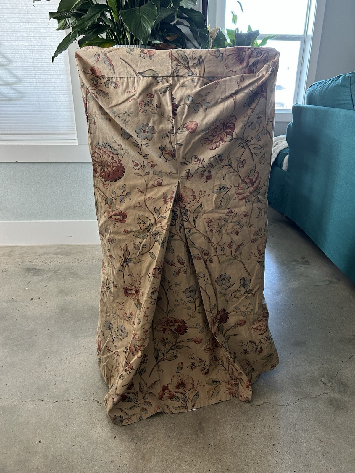 Pottery Barn Megan Sierra Floral Chair Slipcover 100% Cotton VGUC