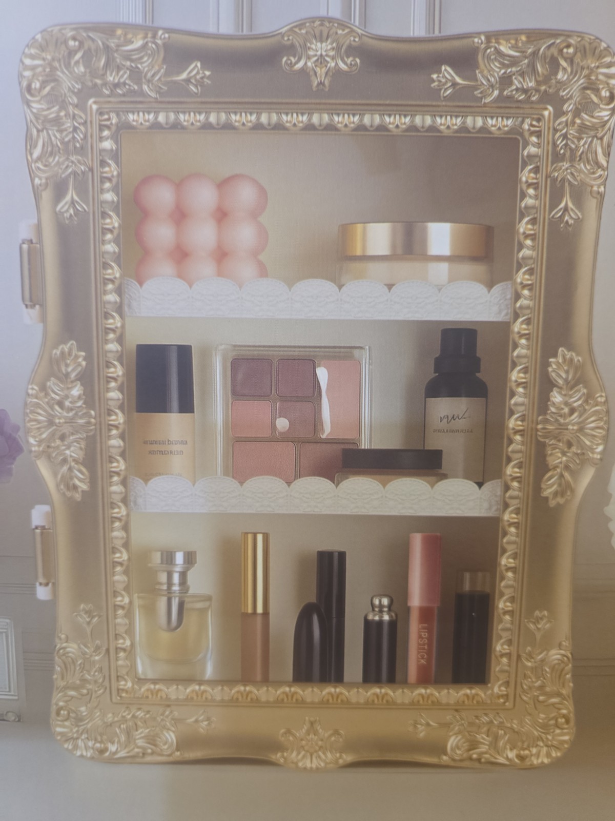 Gilded Display Shelf Five Below TikTok Viral Gold Brand New Room2Room