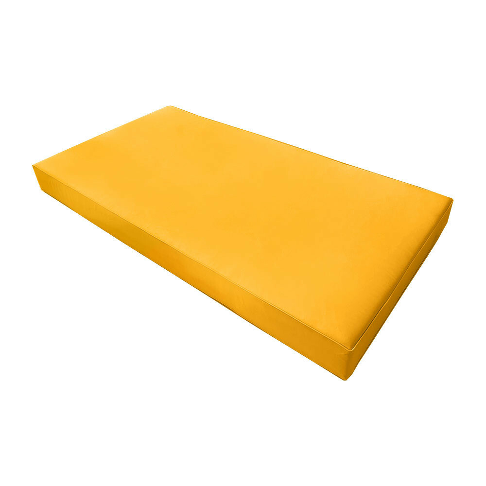 |COVER ONLY| Outdoor Piped Trim 6″ Twin Size Daybed Fitted Sheet Slipcover AD108