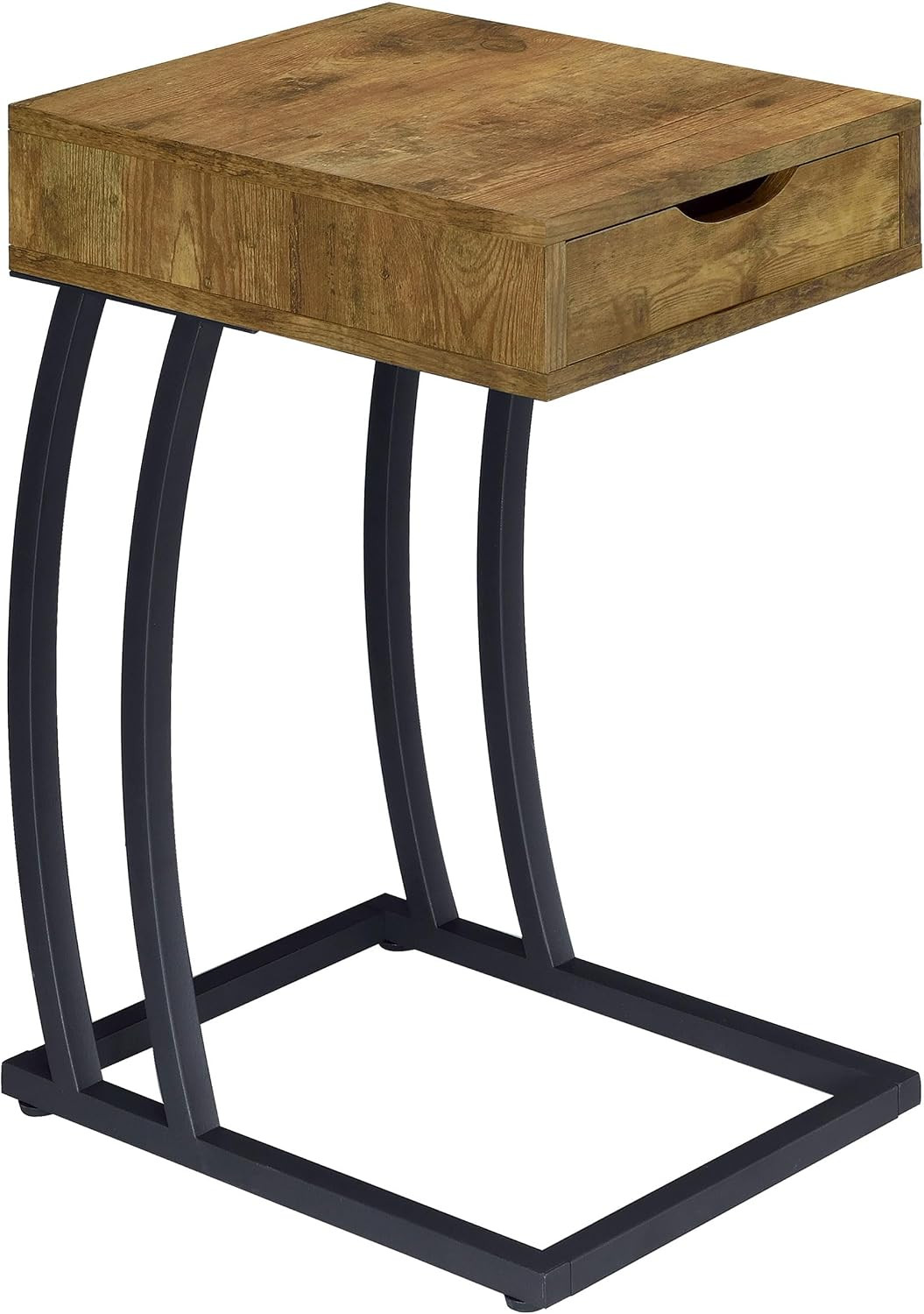 Coaster Home Furnishings – Troy – Engineered Wood and Metal – 12-Inch C-Shaped S