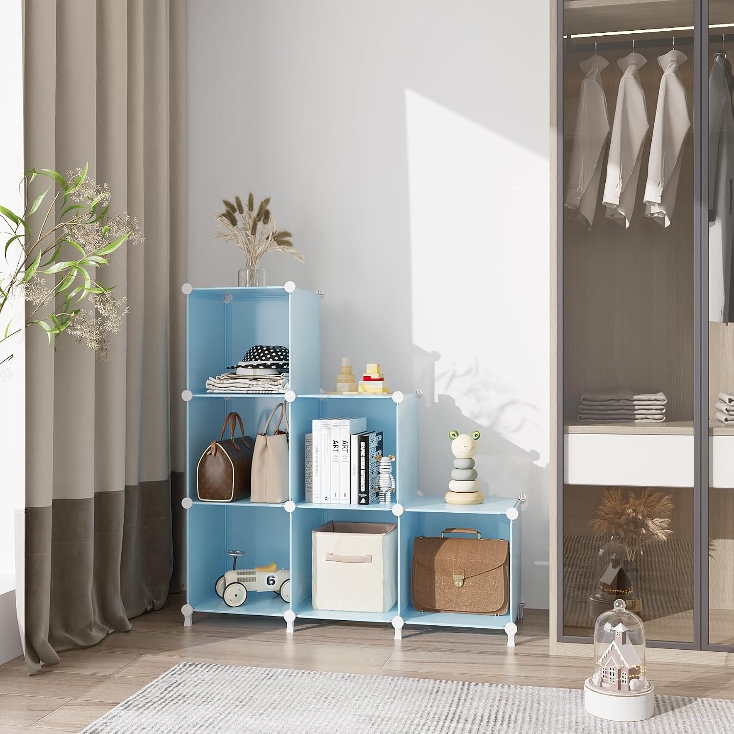Multifunctional 6-Cube Storage Organizer – Lightweight and Adjustable Design