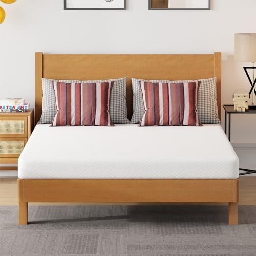 | 5 Inch Full Mattress | Medium Firm | Gel Memory Foam Mattress | White | Bed in