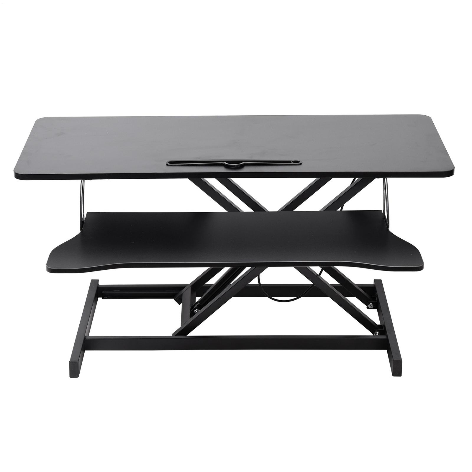 37″ Standing Desk Converter, Quick Sit to Stand Desk Riser with Keyboard Tray