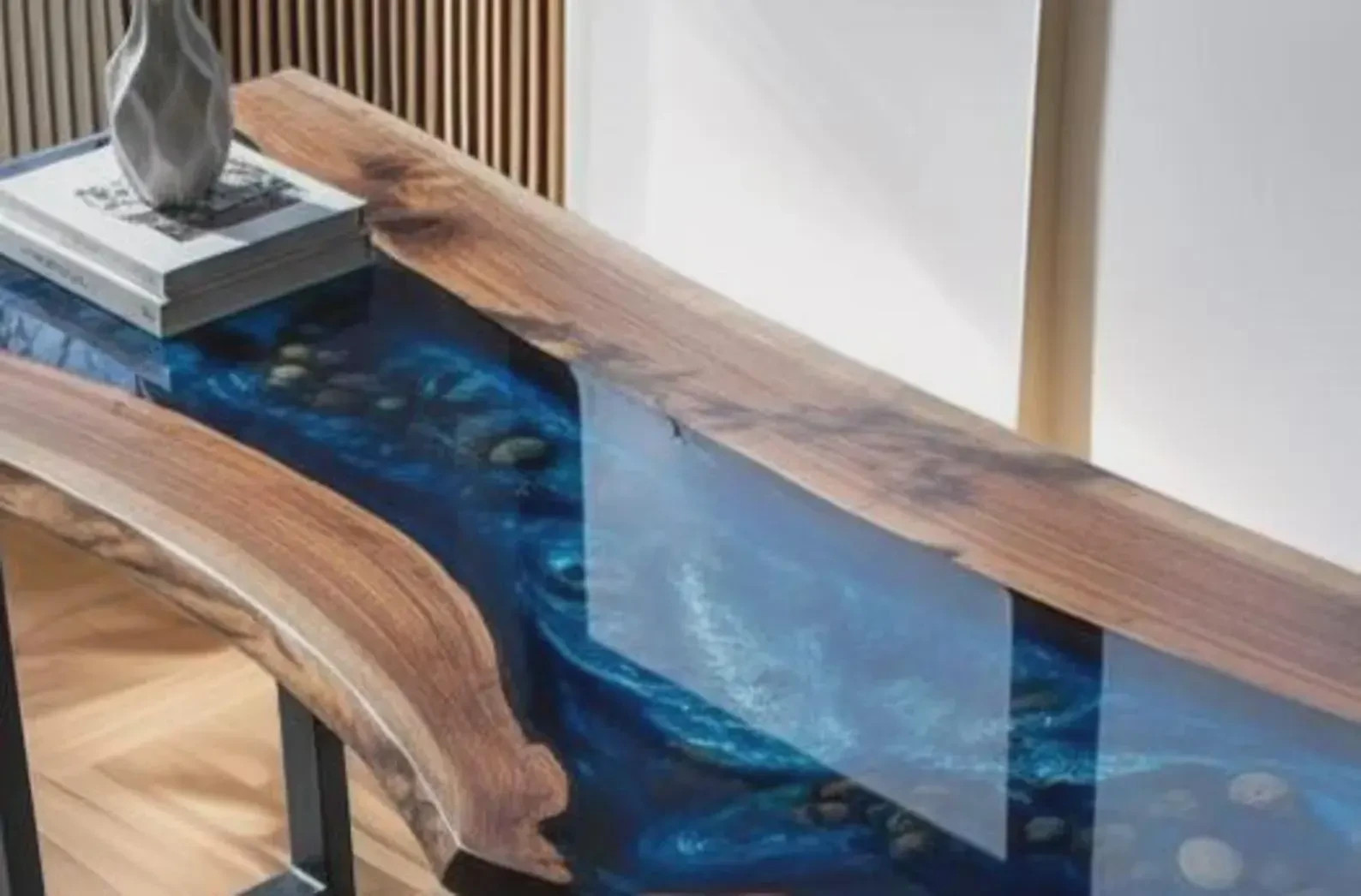 Handmade Modern Entryway Furniture – Luxury Resin Statement