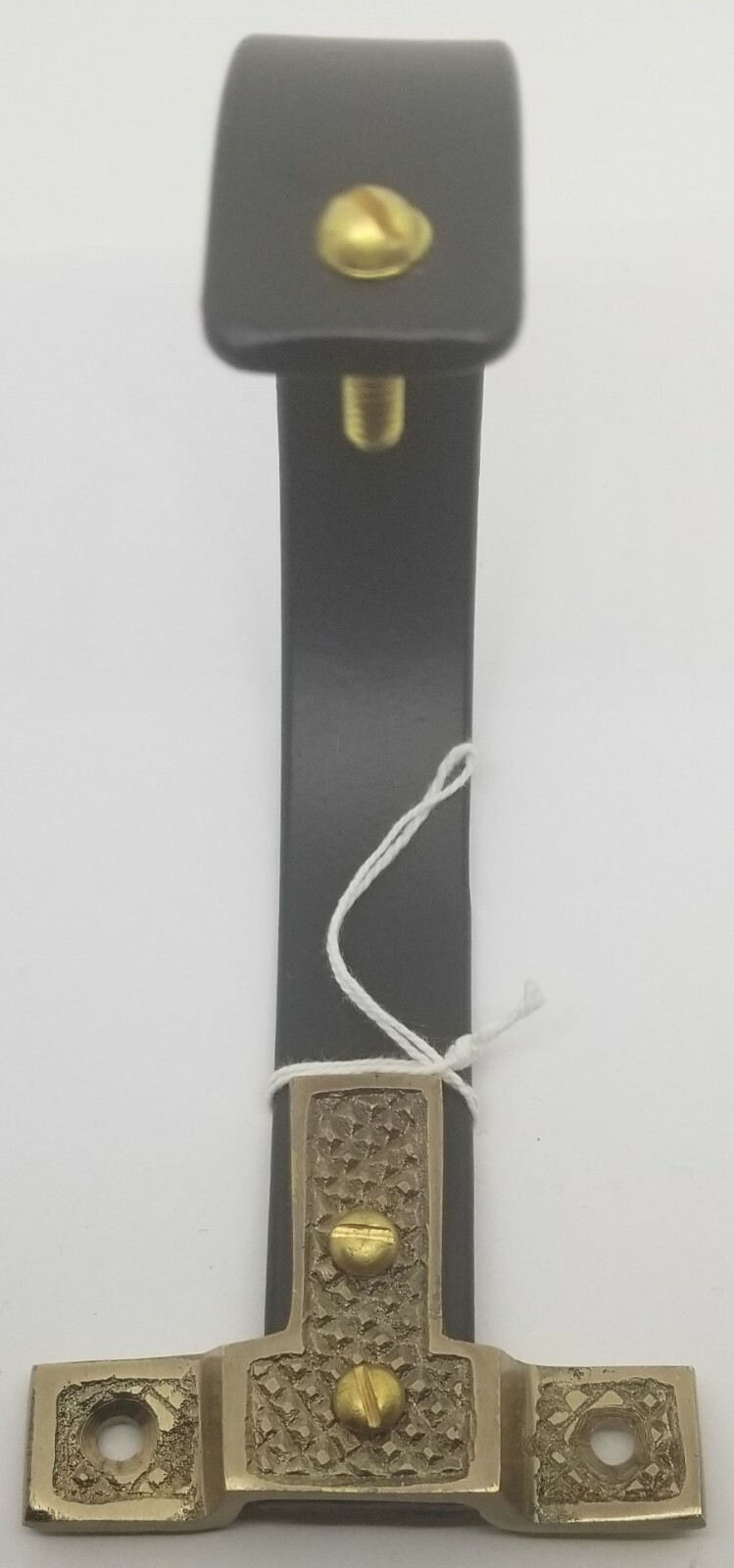 SMALL CAST BRASS Shopkeeper’s Door Bell hanging alert fancy antique vintage old