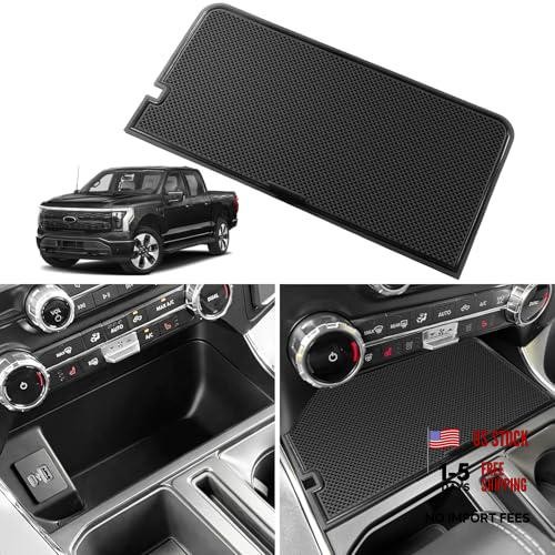 Center Console Compartment Cover for Ford F150 Accessories 2021-2025 Black