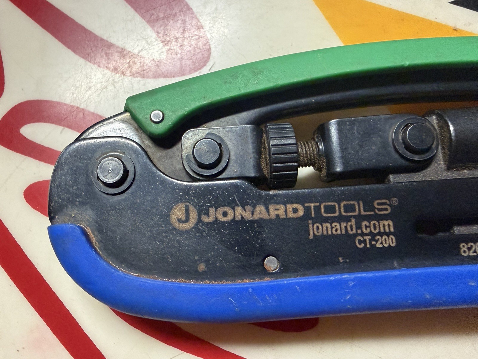 Jonard Tools CT-200, Universal Compression Tool Dual Head for Coaxial Cable
