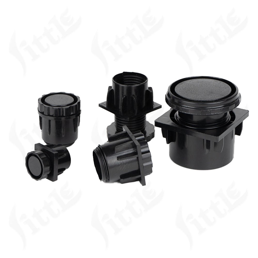 Adjustable ABS Plastic Plugs Stainless Steel Tube Pipe Inner End Caps Foot Pads