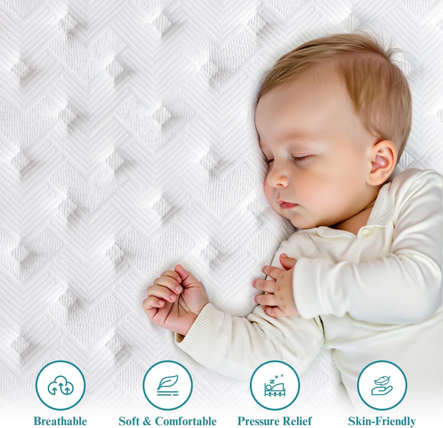 Queen Mattress, 14 Inch Queen Size Mattress in a Box, Hybrid Matress with Memory