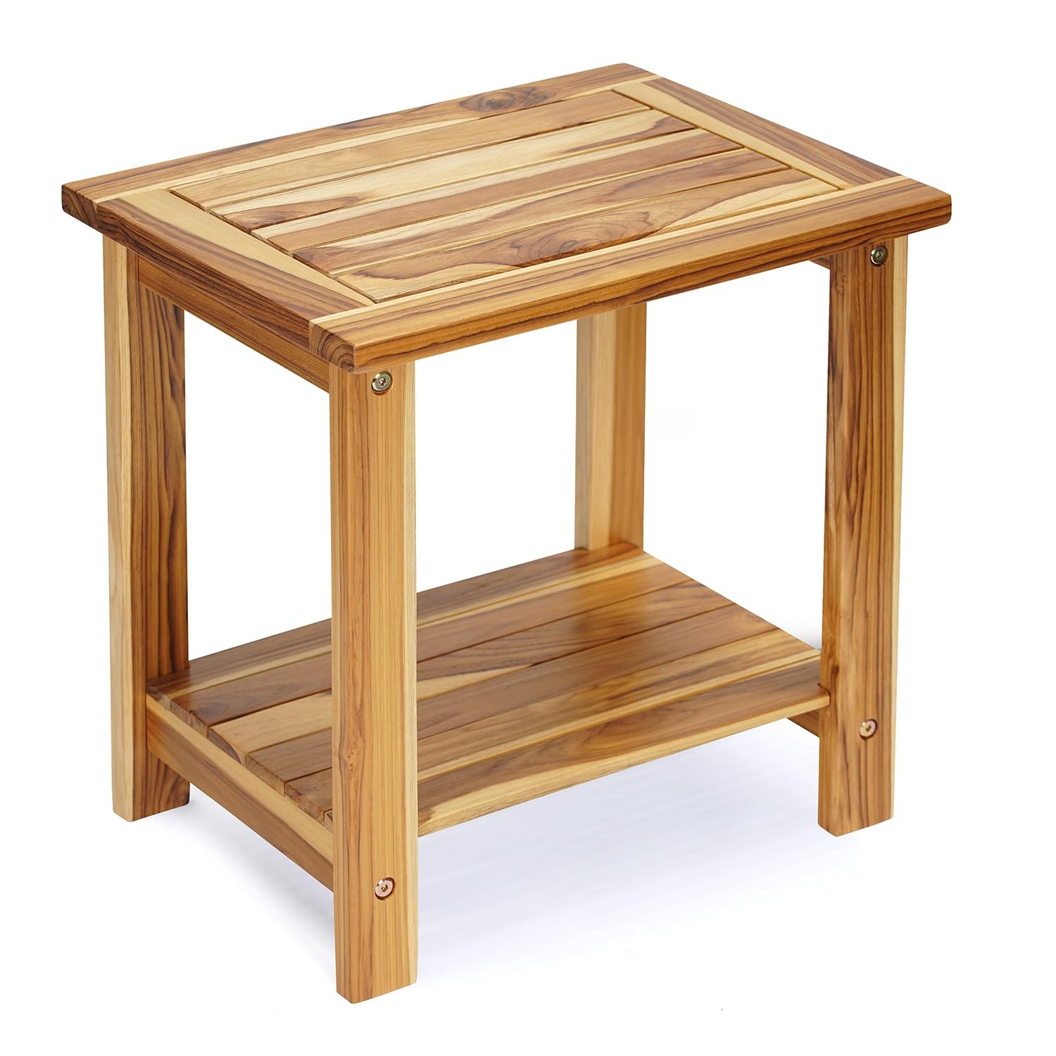 Adirondack Side Table – Weather-Resistant Rectangular End Table for Patio, Ga…