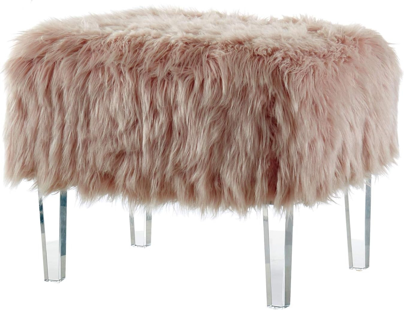 Chic Pink Susie Ottoman – Stylish Design