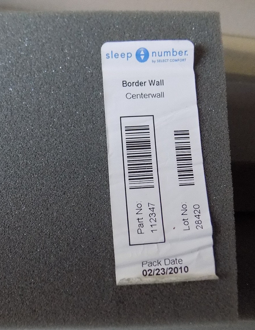 Sleep Number *FOAM SIDES/ENDS/CENTER* Select Comfort Dual King Size Bed 5 PCS.
