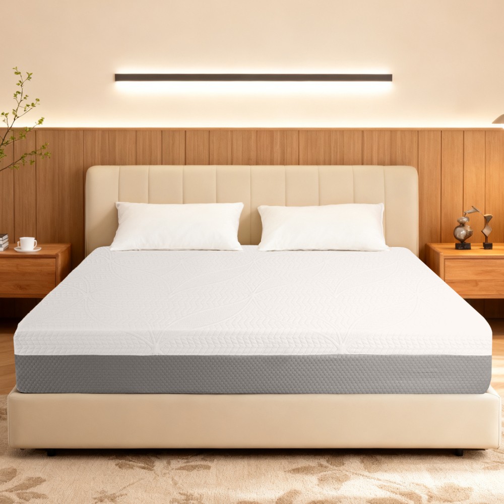12 Inch King Premium Foam Mattress 4 Layer Cooling Gel Ergonomic Zoned Support