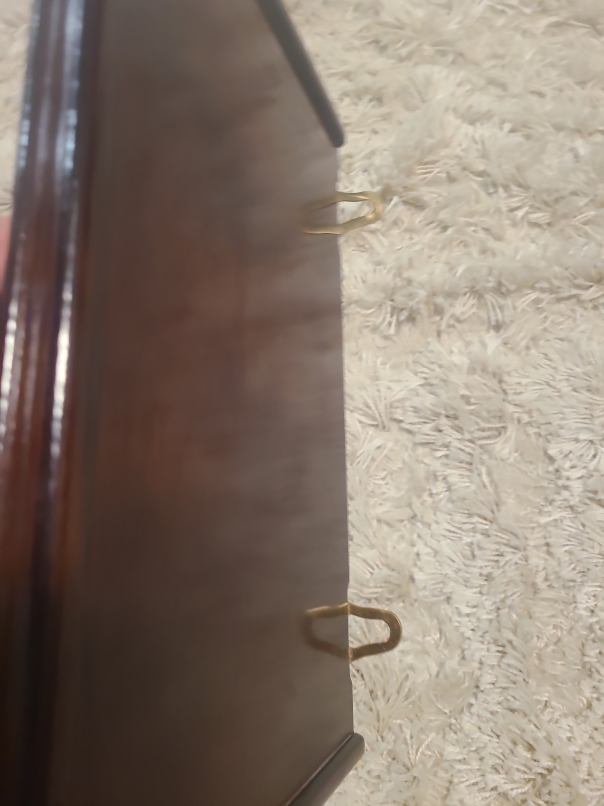 Vintage Bombay Company Williamsburg Mahogany Chippendale Bracket Shelf