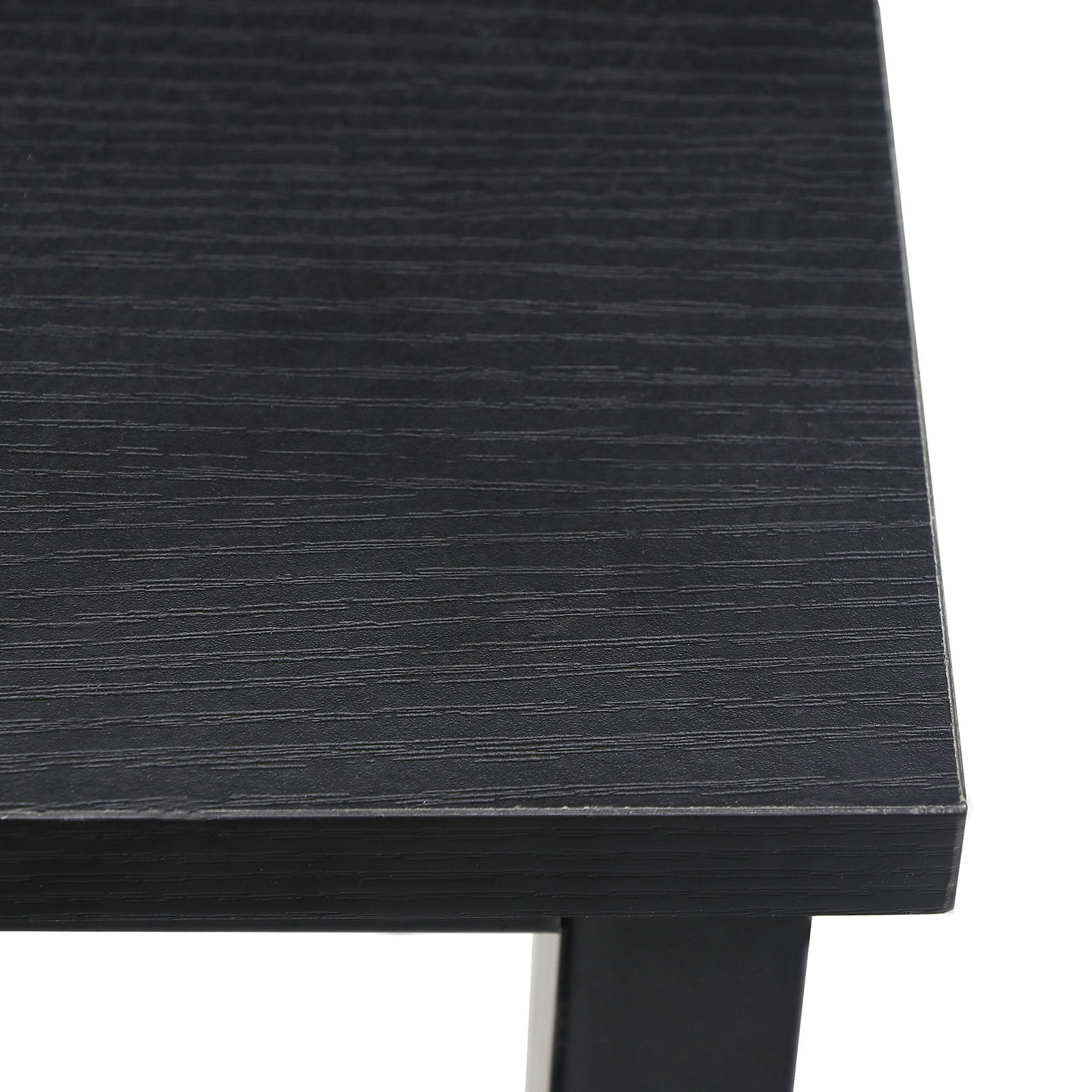 L Shaped Desk Corner Computer Gaming Laptop Table Office Black Workstation Home