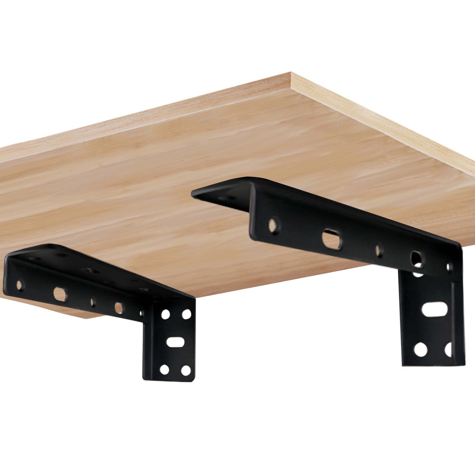 12″ Shelf Bracket Max Load 400 lb Heavy Duty Manganese Steel Right Angle Brac.