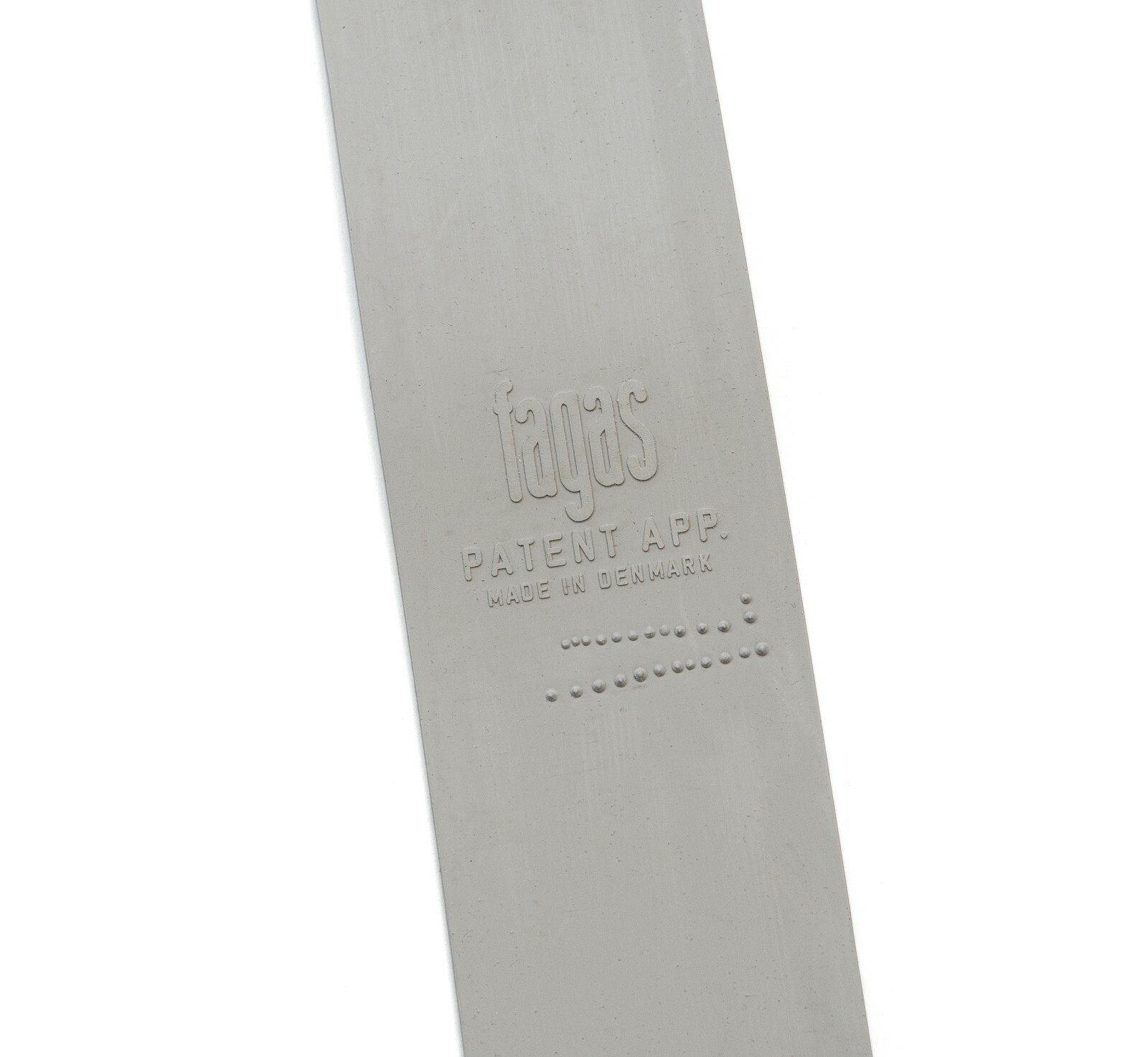 The Original Fagas Strap No 485. Rubber Seat Webbing with Metal Clips. Danish
