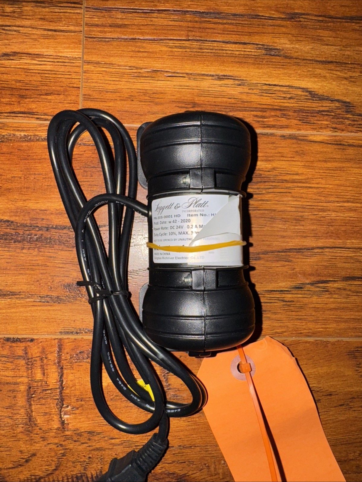 Richmat P/N 203-0001 HD Leggett & Platt Item No. HJM5 Head Massage Motor