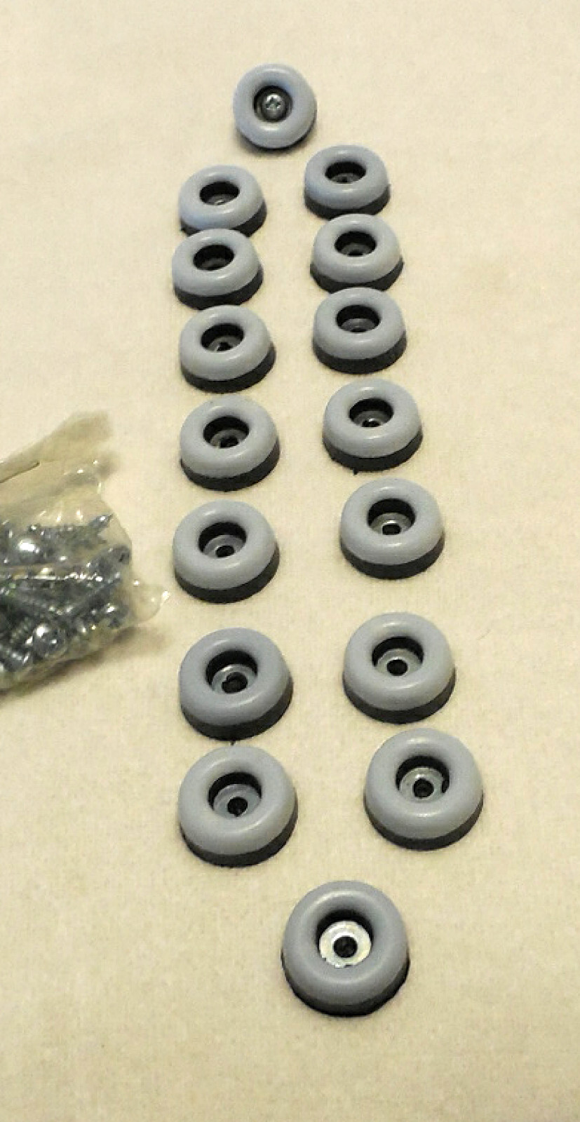 New 16 Magic Sliders 3/4″ Plastic Glide 20mm Glides With Screws Smooth Move