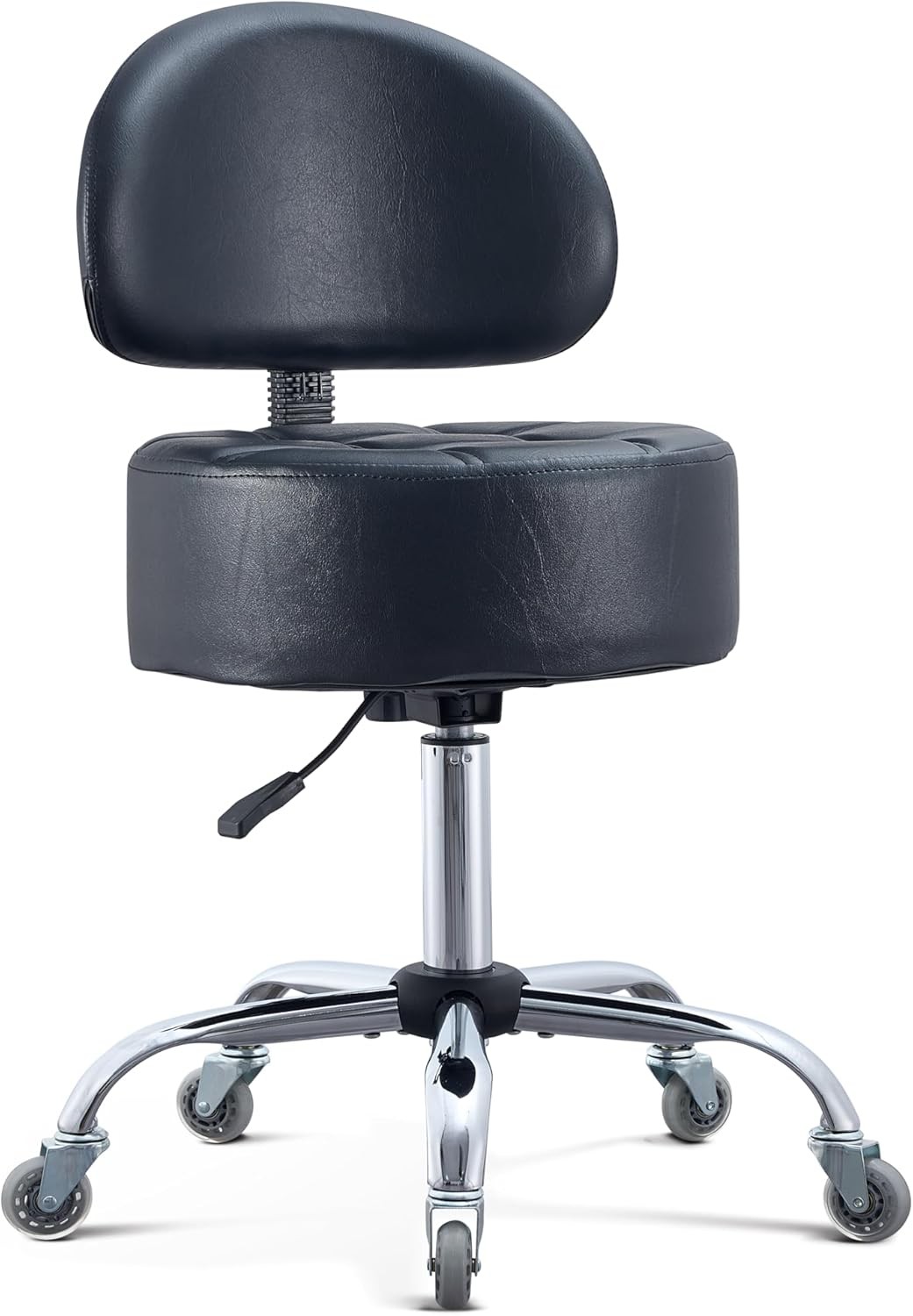 Ergonomic Drafting Stool with Backrest, 400LB Heavy Duty Hydraulic Stool, 19-25